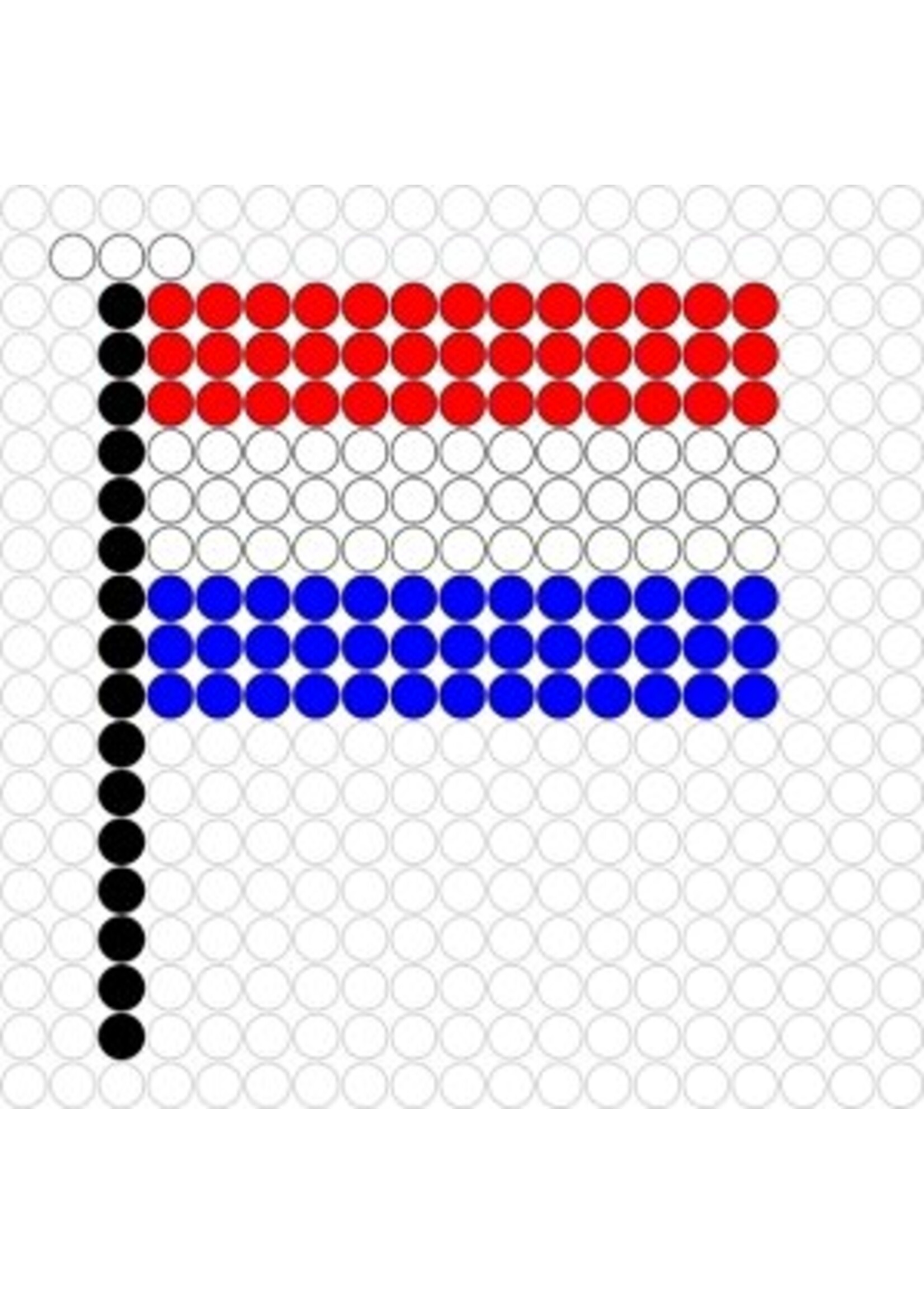 Kralenplank Vlag Luxemburg