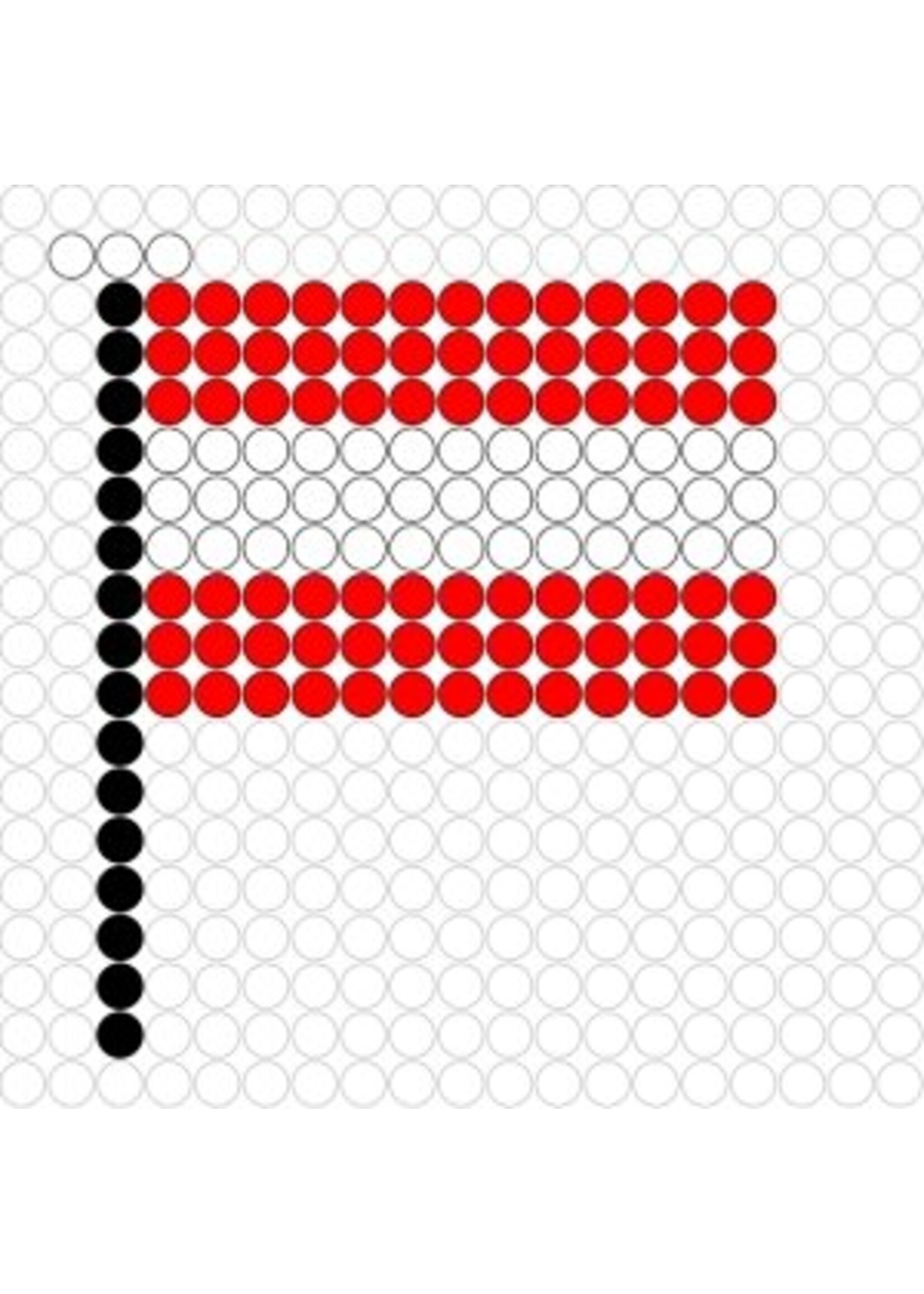 Kralenplank Vlag Oostenrijk