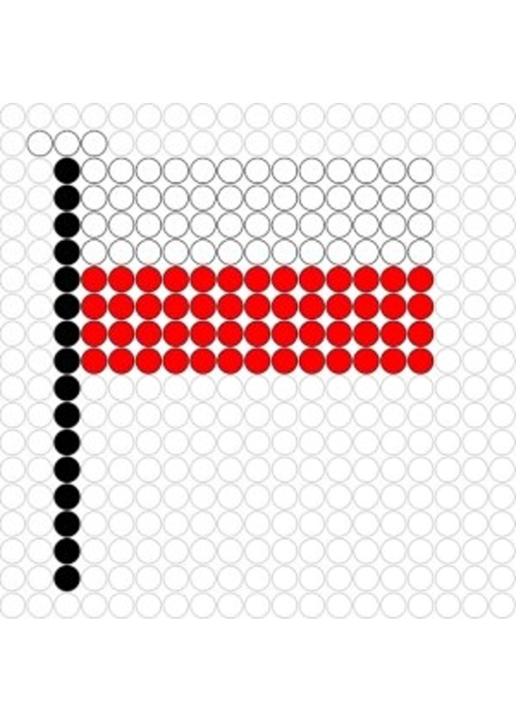 Kralenplank Vlag Polen