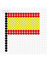 Kralenplank Vlag Spanje