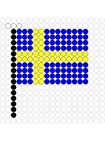 Kralenplank Vlag Zweden