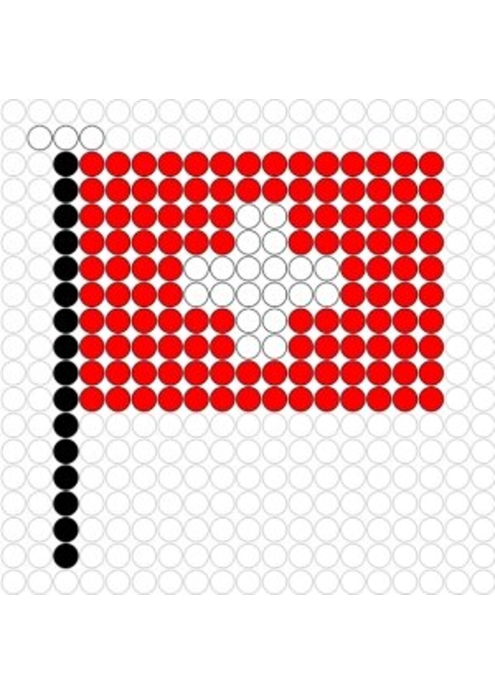 Kralenplank Vlag Zwitserland