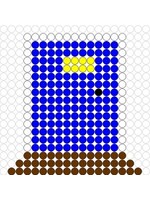 Kralenplank Deur