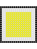 Kralenplank Verkeersbord voorrang