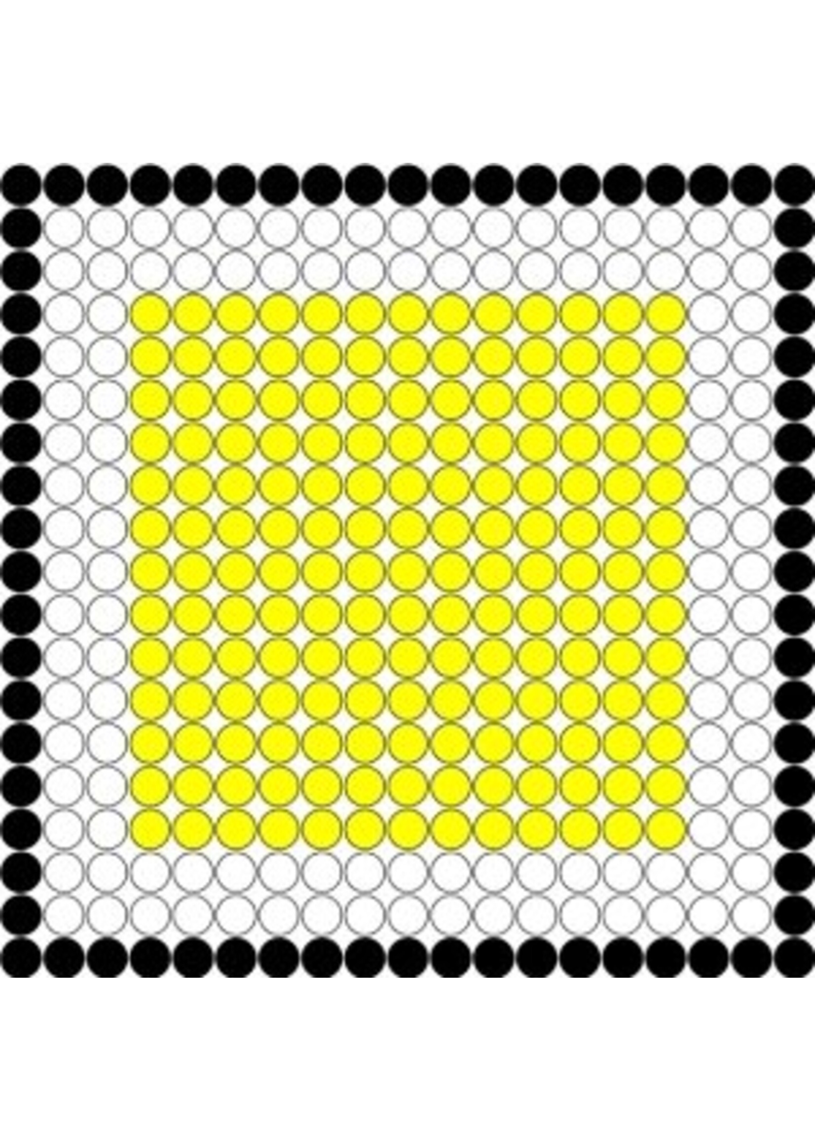Kralenplank Verkeersbord voorrang