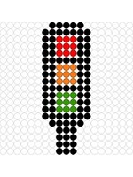 Kralenplank Stoplicht 1