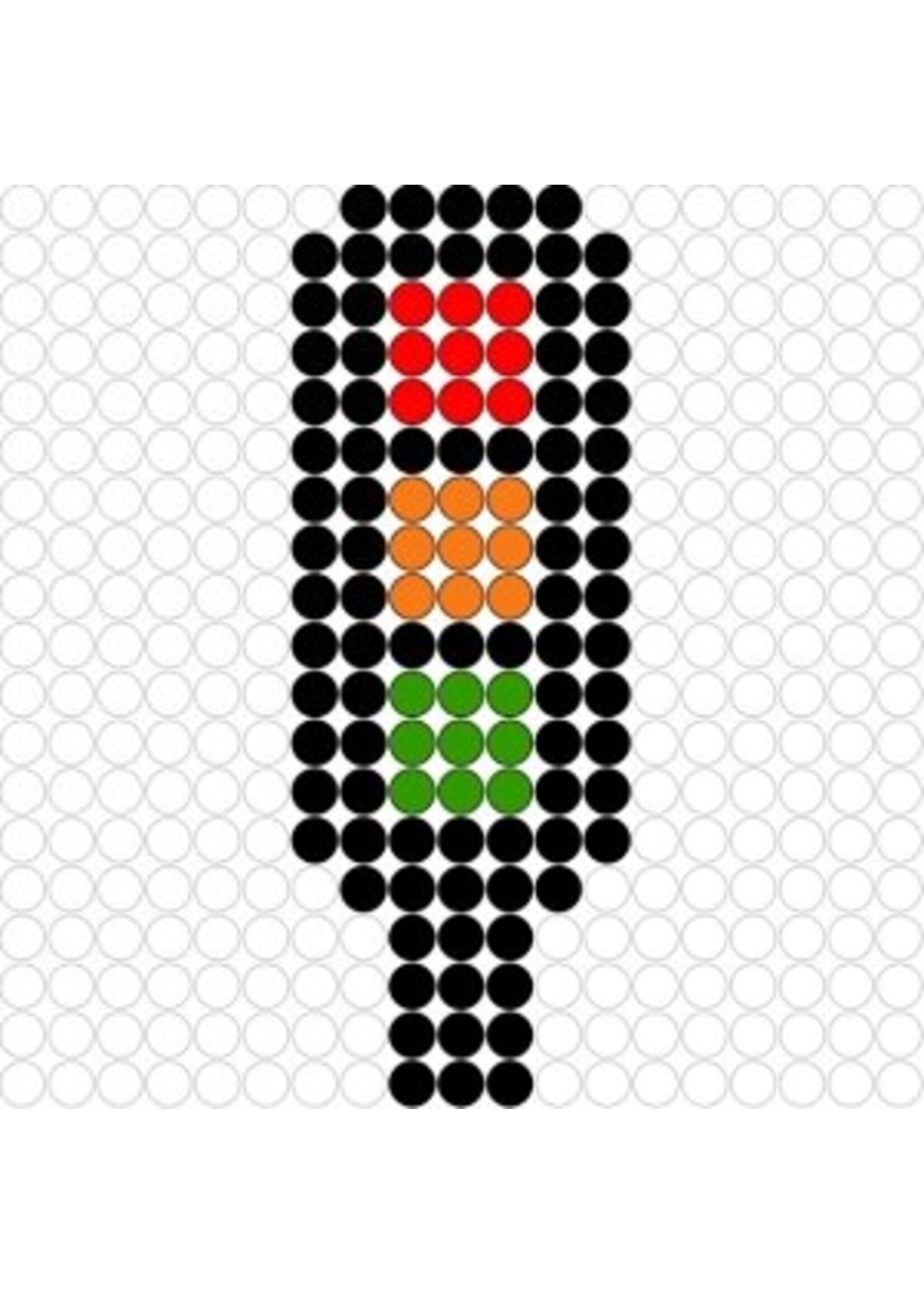 Kralenplank Stoplicht 1