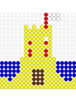 Kralenplank Zandkasteel