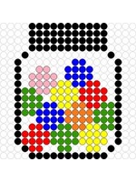 Kralenplank Snoeppot