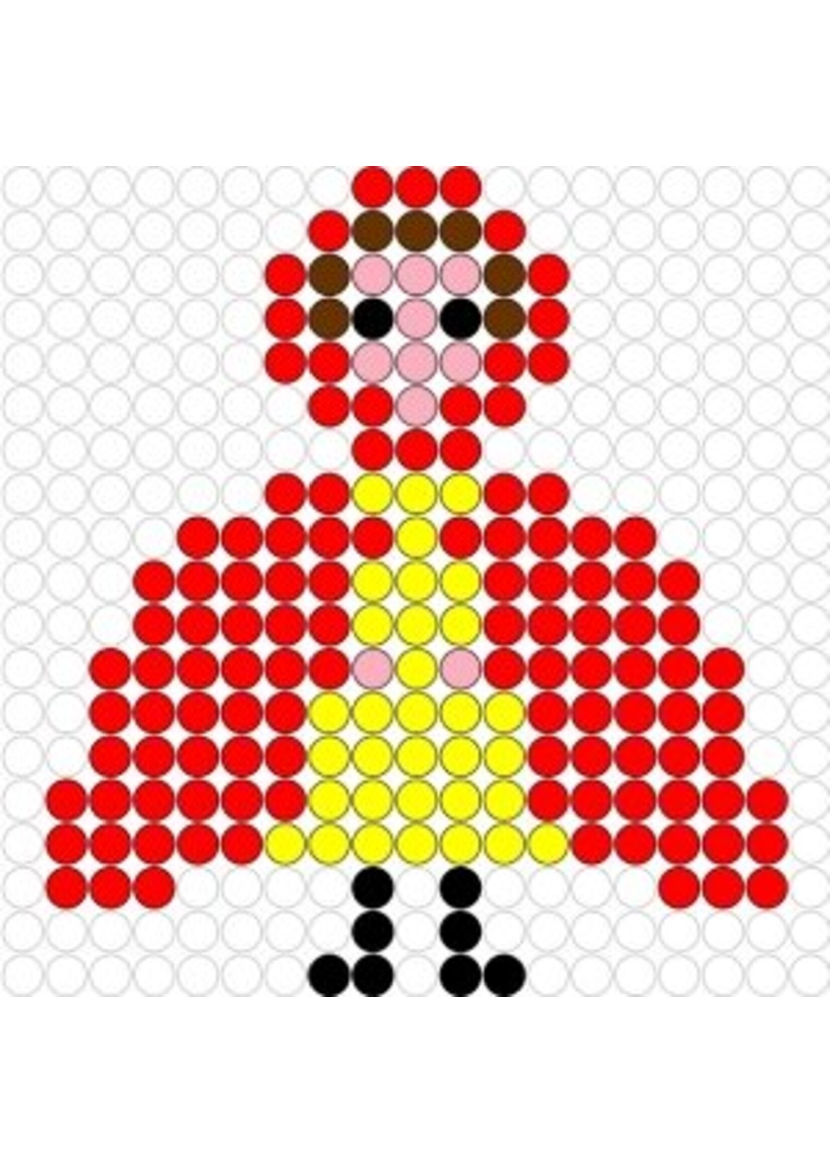 Kralenplank Roodkapje