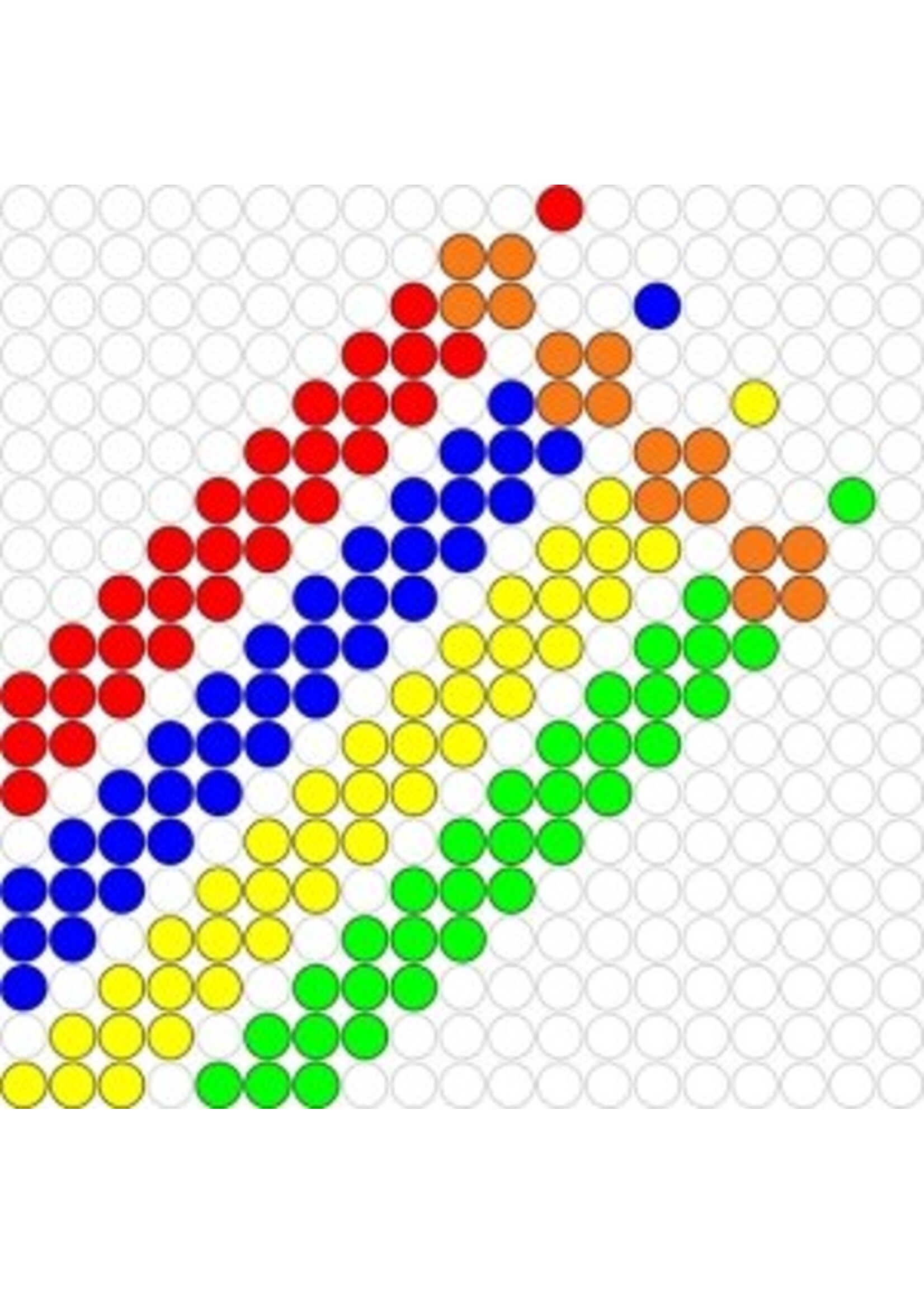 Kralenplank Kleurpotloden