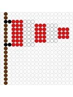 Kralenplank Wind vlag