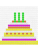 Kralenplank Verjaardagstaart 2