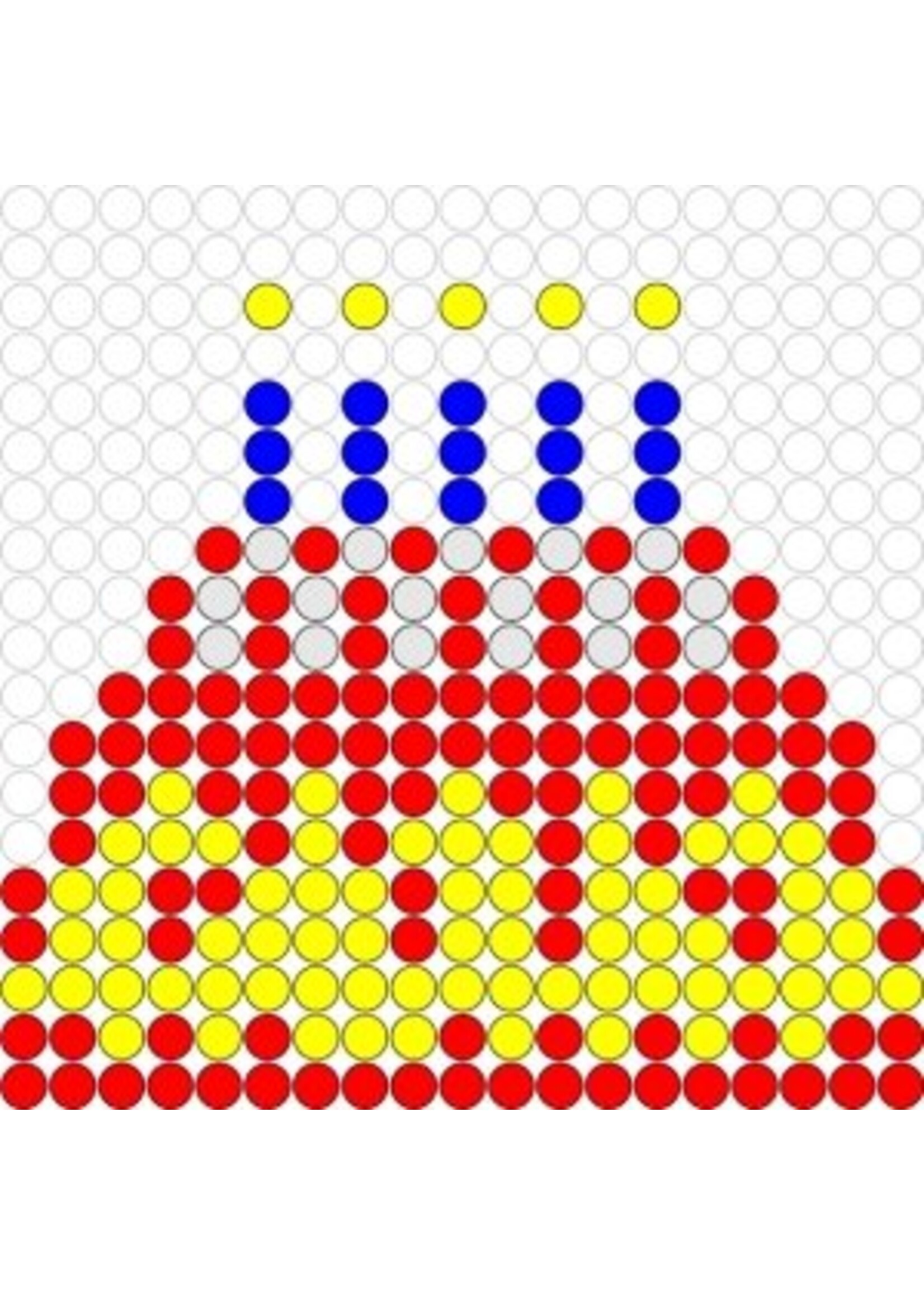 Kralenplank Verjaardagstaart 1