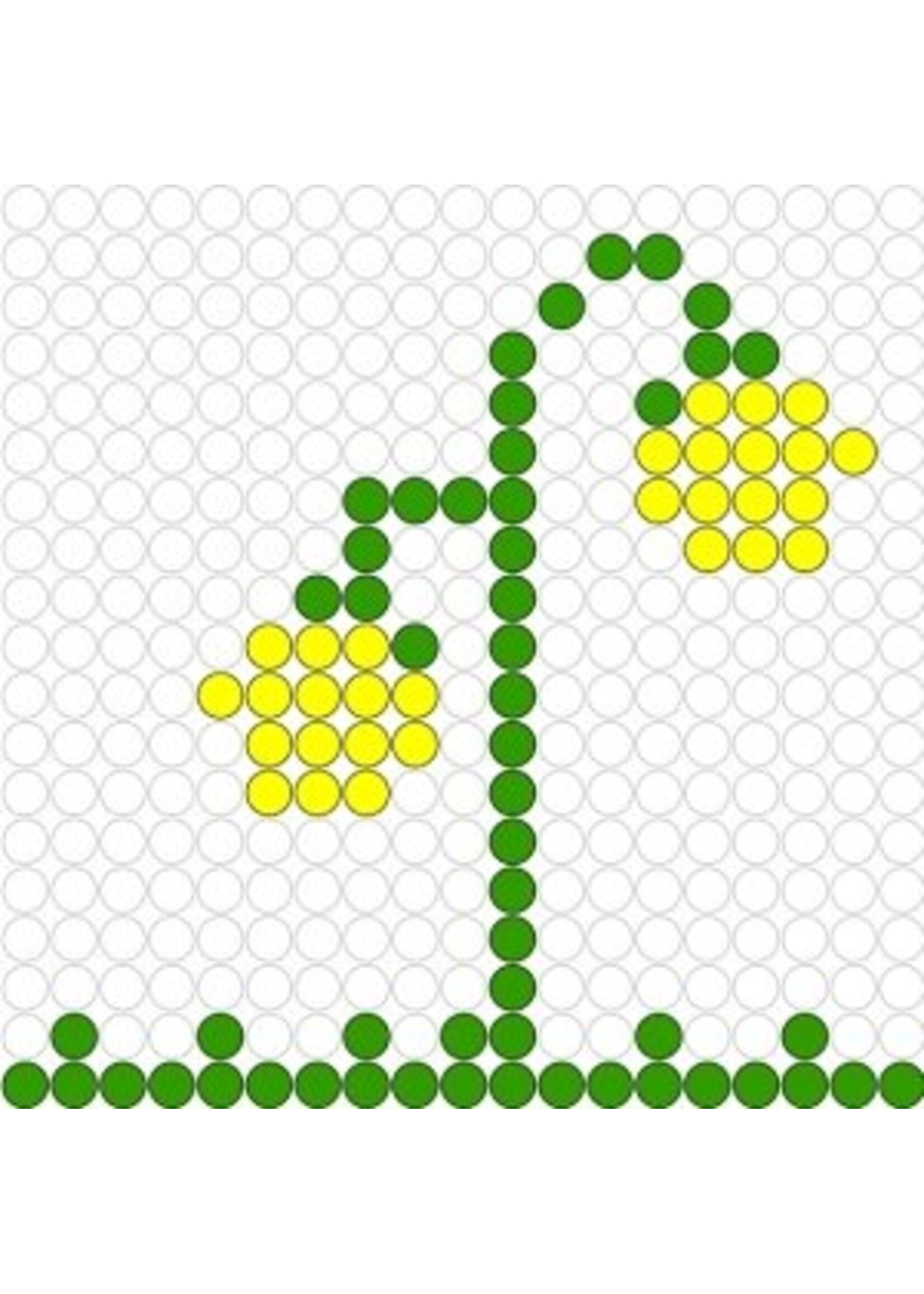 Kralenplank Lenteklokjes