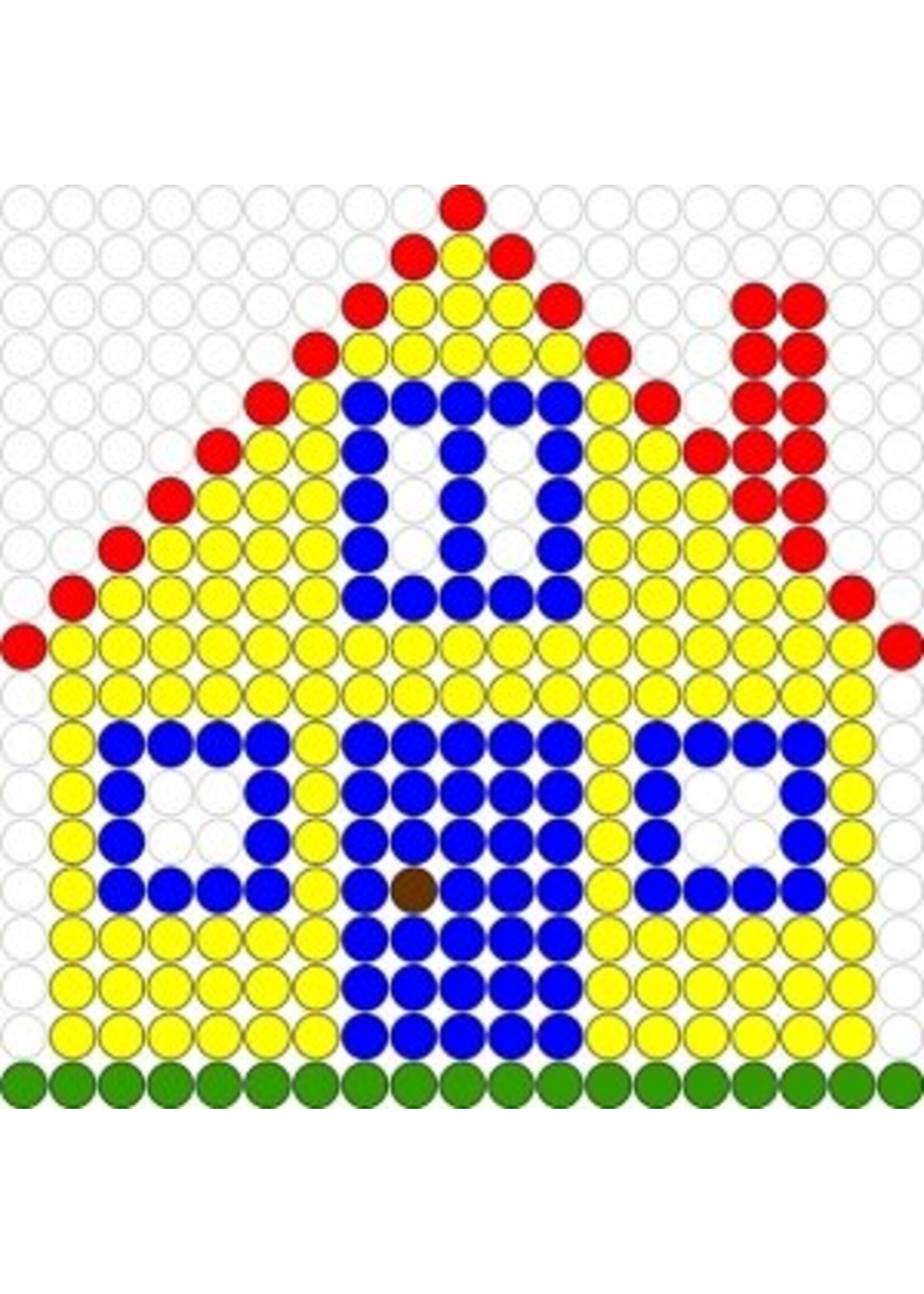 Kralenplank Huis 1