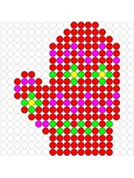 Kralenplank Handschoen