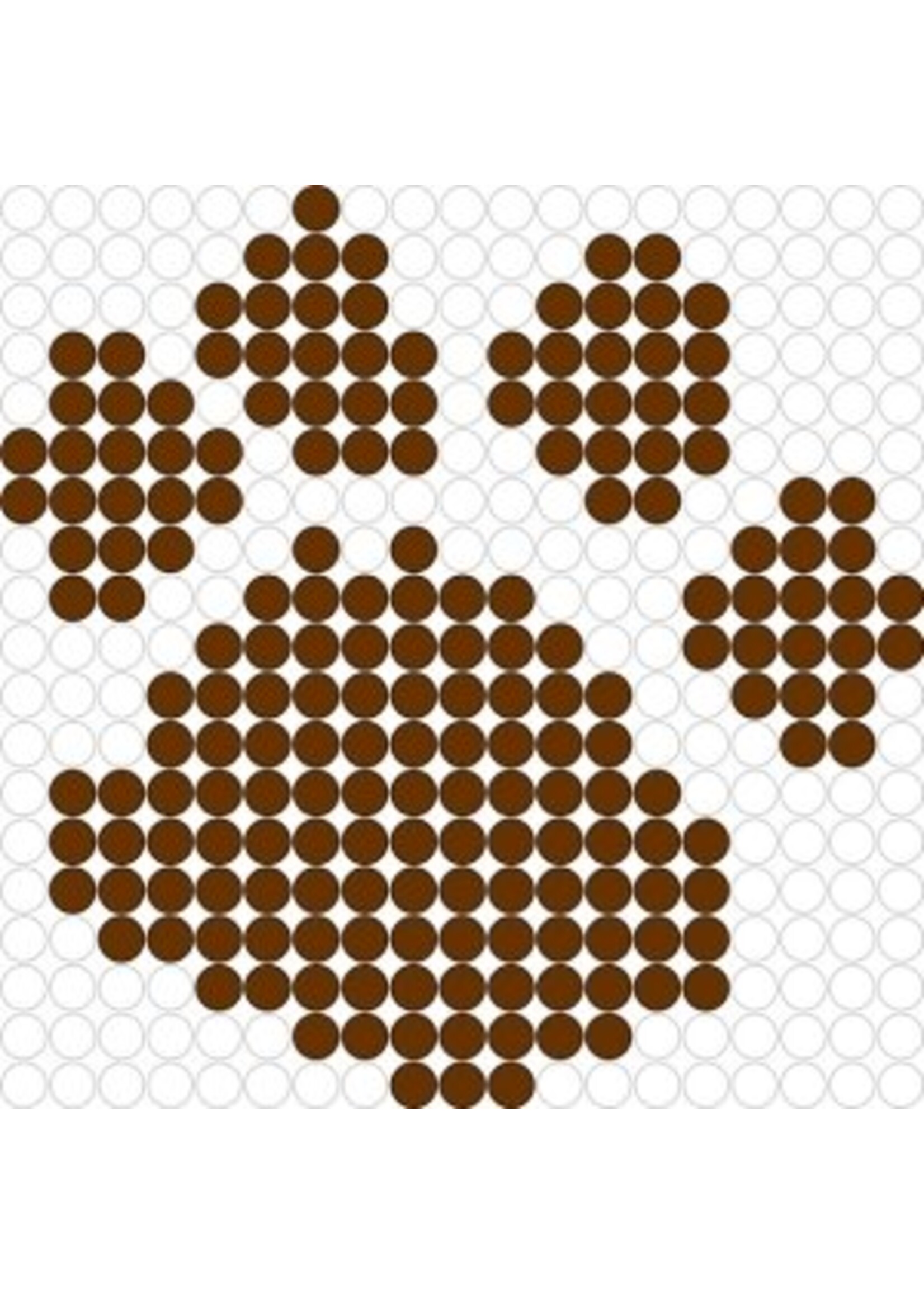 Kralenplank Pootafdruk