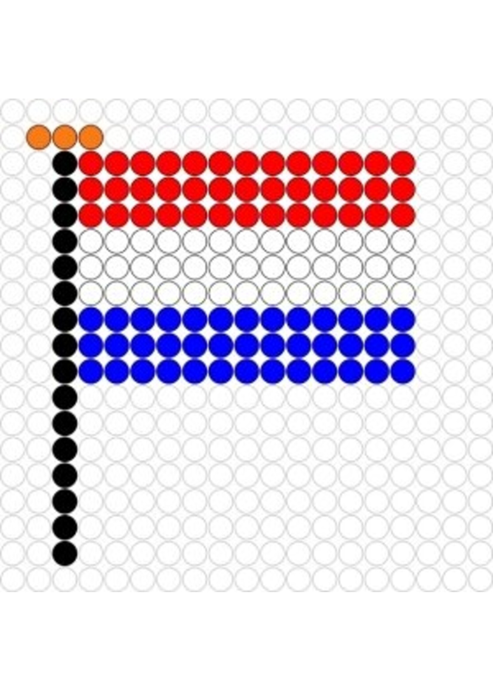 Kralenplank Vlag Nederland