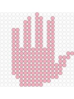 Kralenplank Hand