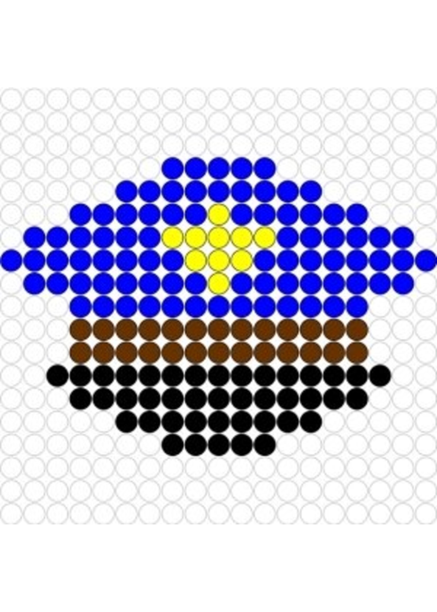 Kralenplank Politiepet 2