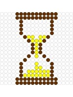 Kralenplank Zandloper