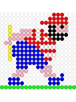 Kralenplank Woeste Willem