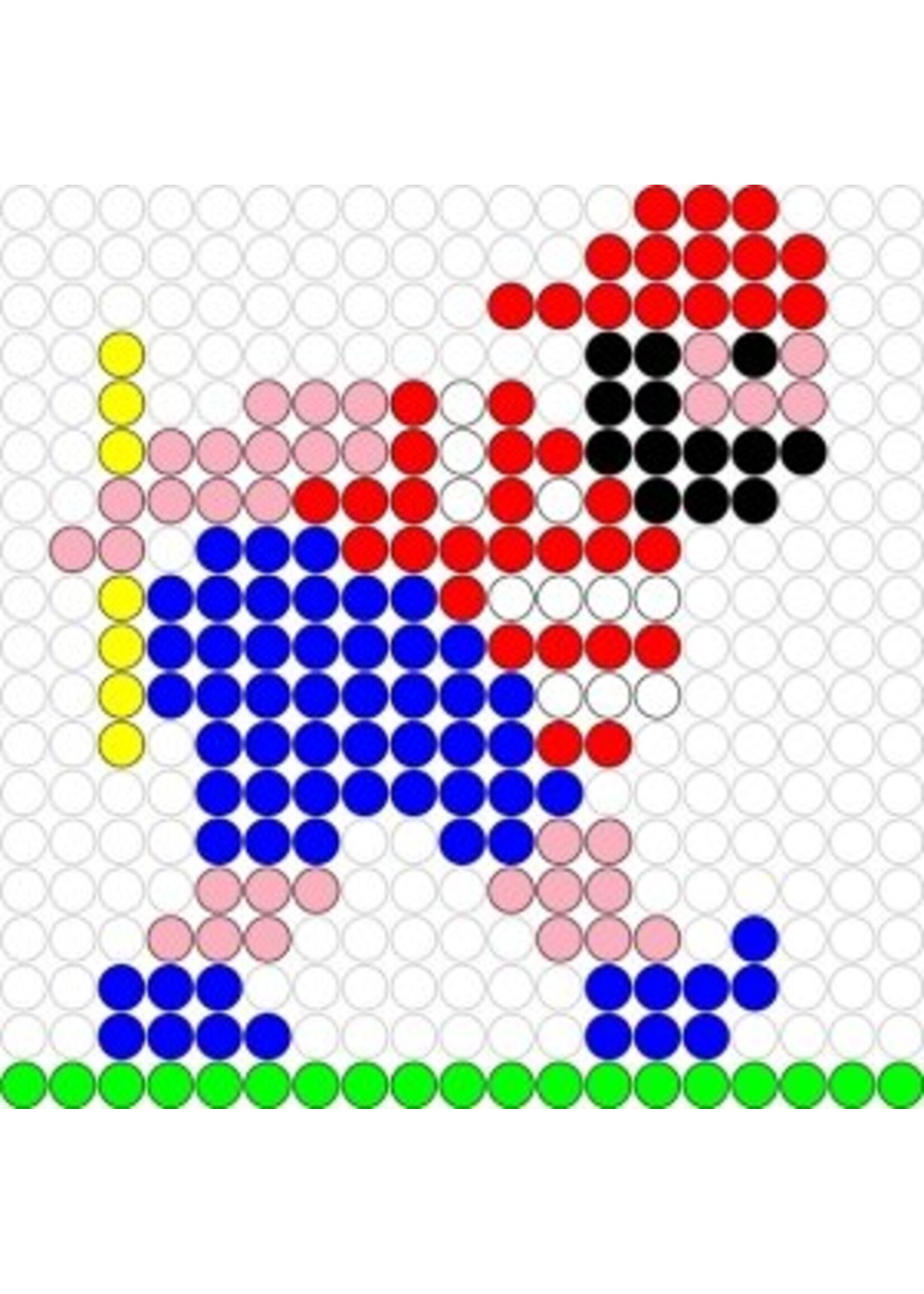 Kralenplank Woeste Willem