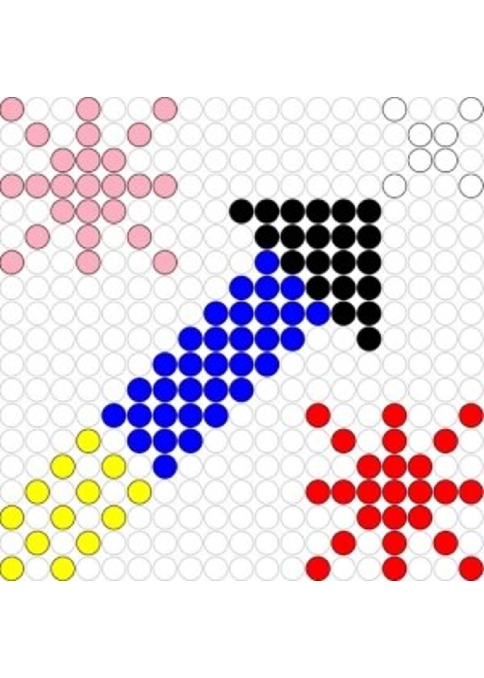 Kralenplank Vuurwerk