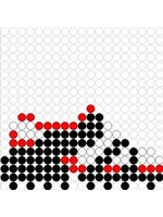 Kralenplank Voetbalschoen