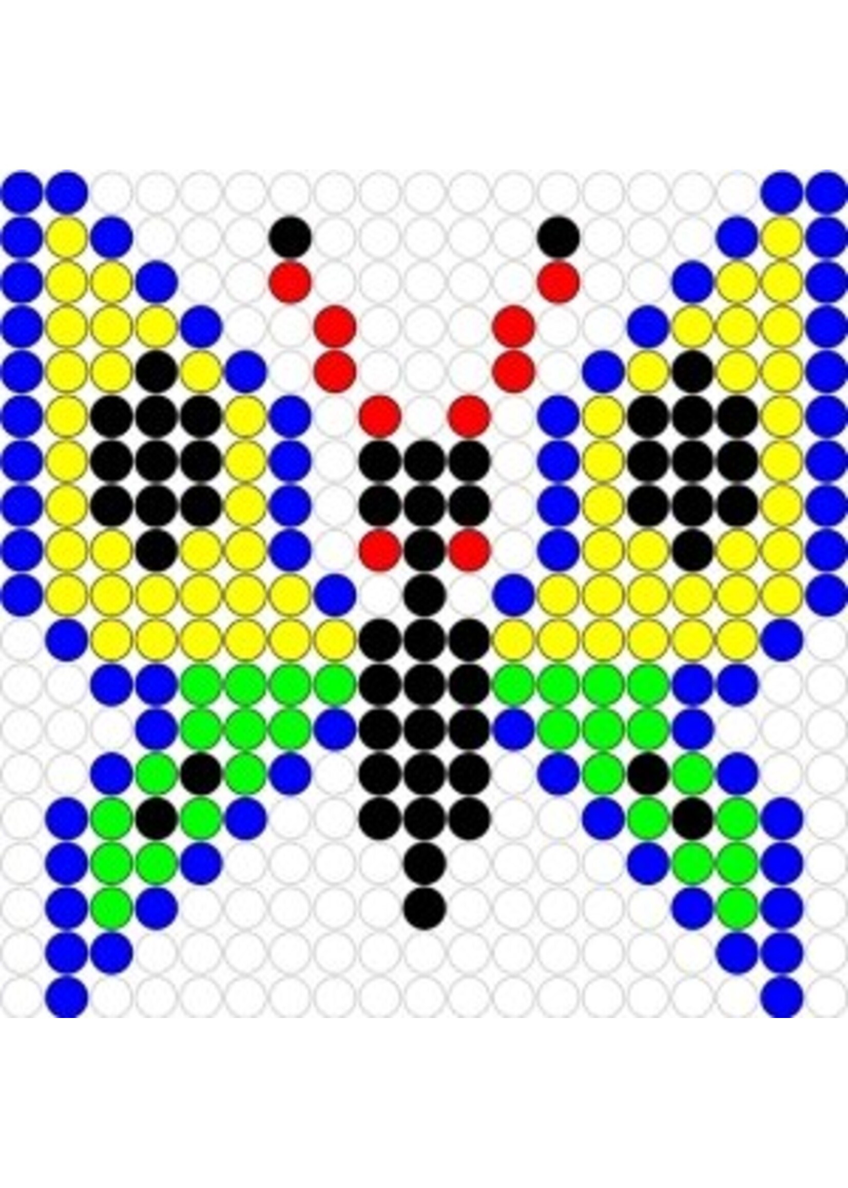 Kralenplank Vlinder