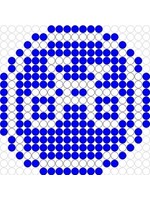 Kralenplank Verkeersbord fiets