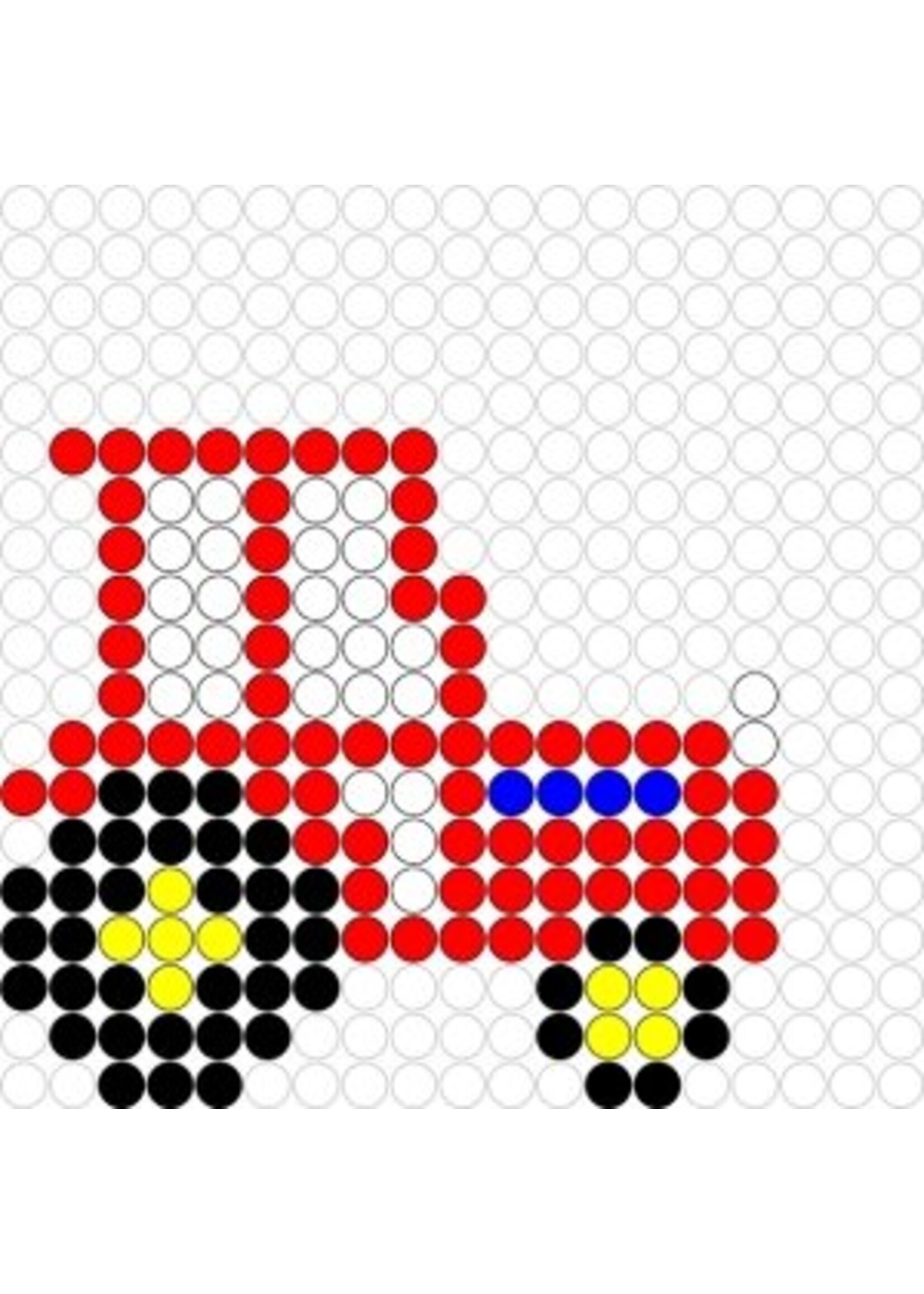 Kralenplank Traktor