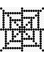 Kralenplank Spinnenweb