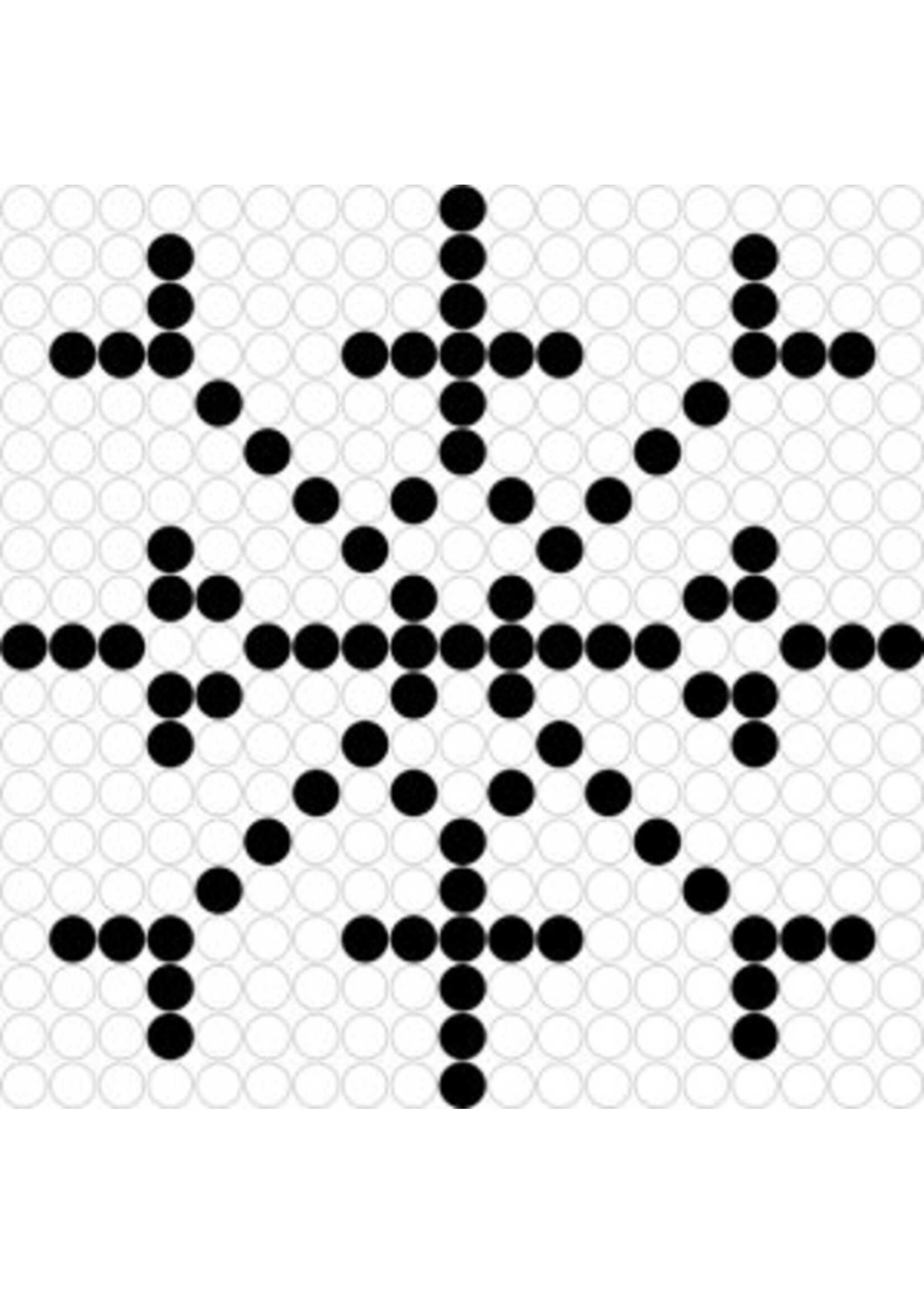 Kralenplank Sneeuwvlok 1