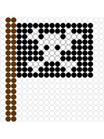 Kralenplank Piratenvlag