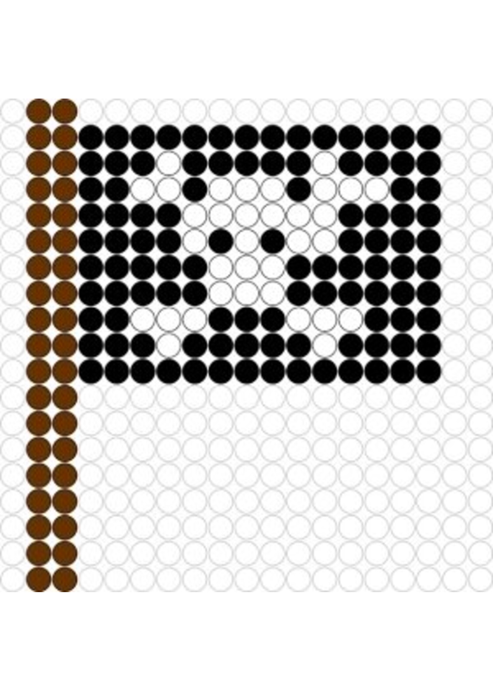 Kralenplank Piratenvlag