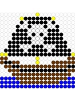 Kralenplank Piratenschip