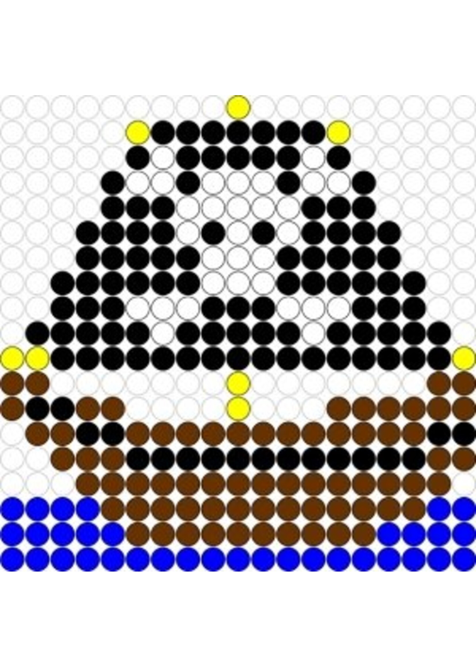 Kralenplank Piratenschip