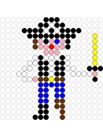 Kralenplank Piraat 1