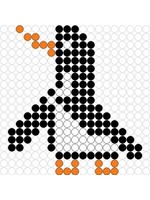 Kralenplank Pinguin 3