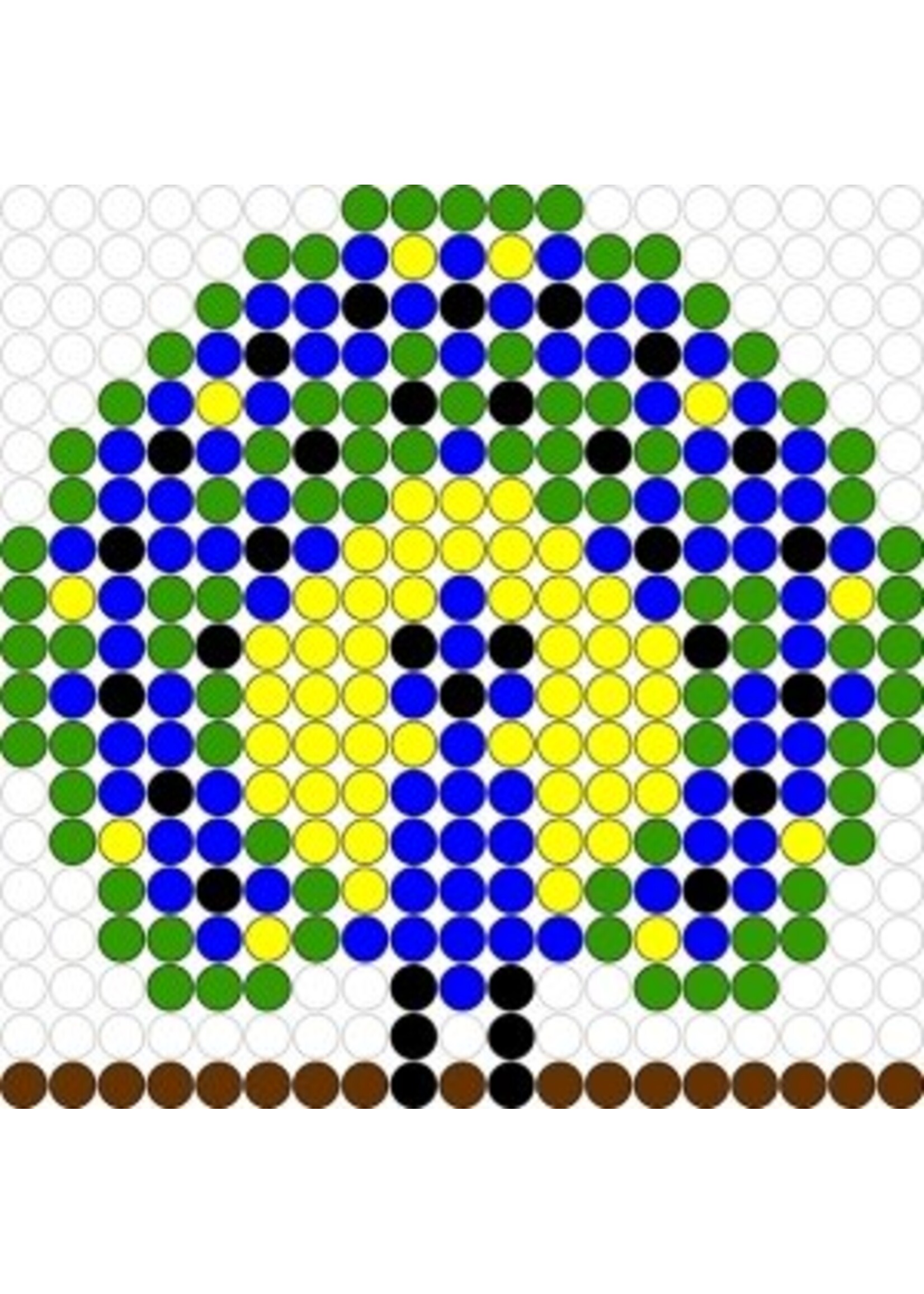 Kralenplank Pauw