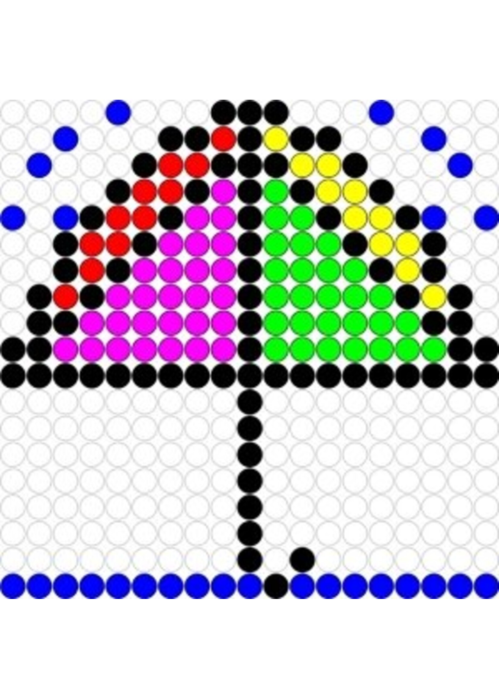 Kralenplank Parapluregen
