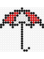 Kralenplank Paraplu 1