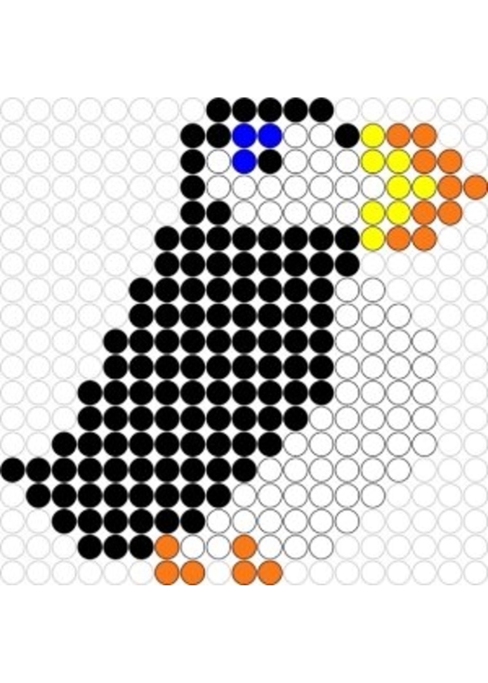 Kralenplank Papegaaiduiker
