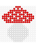 Kralenplank Paddestoel 2
