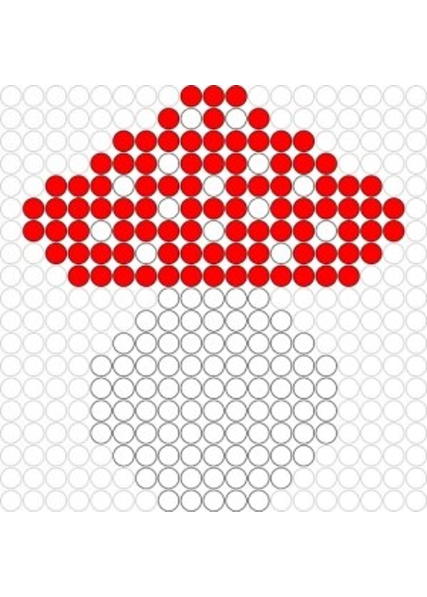 Kralenplank Paddestoel 2