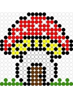 Kralenplank Paddestoel 1