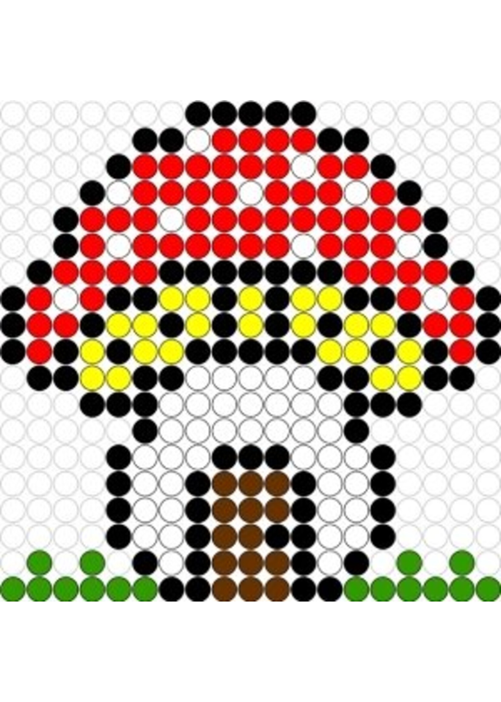 Kralenplank Paddestoel 1