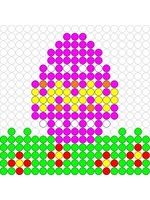 Kralenplank Paasei 1